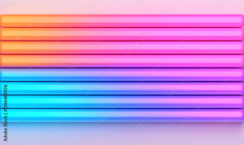 Poster colorful gradient lines in modern abstract background design