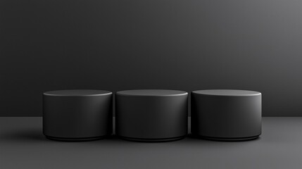 Ultra-minimalist 3D podium, monochrome aesthetic, crisp lighting design, contemporary fashion display, sleek and clean branding, high-resolution rendering, professional presentation, balanced