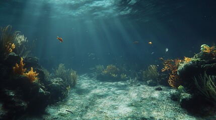 Naklejka premium Sea surface texture background