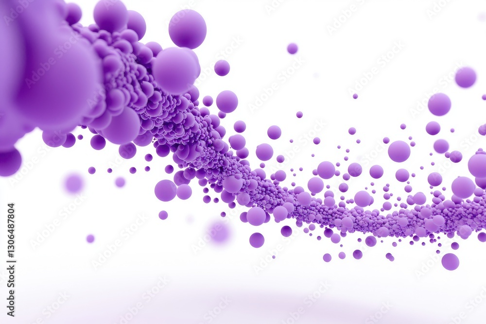 Poster harnessing quantum energy breakthrough of a purple computer in a futuristic virtual lab