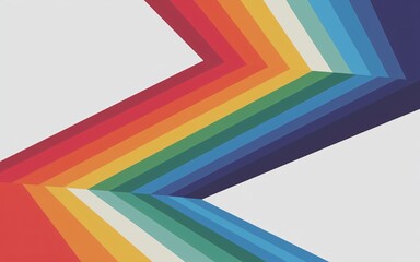 Rainbow stripes abstract background