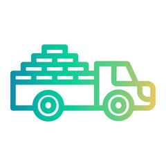 pickup Line Gradient Icon