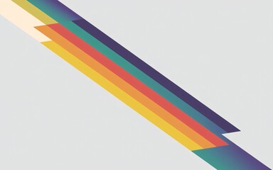 Diagonal stripes of color