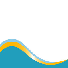 Wavy Gradient Footer