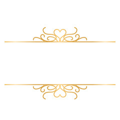 Elegant Line Art Dividers and Ornaments for Wedding Invitation Card