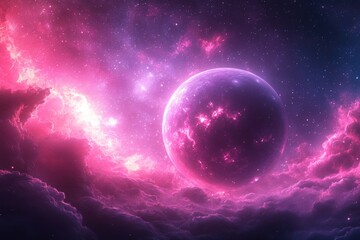 Obraz premium A planet appears as a bright object in the daytime sky