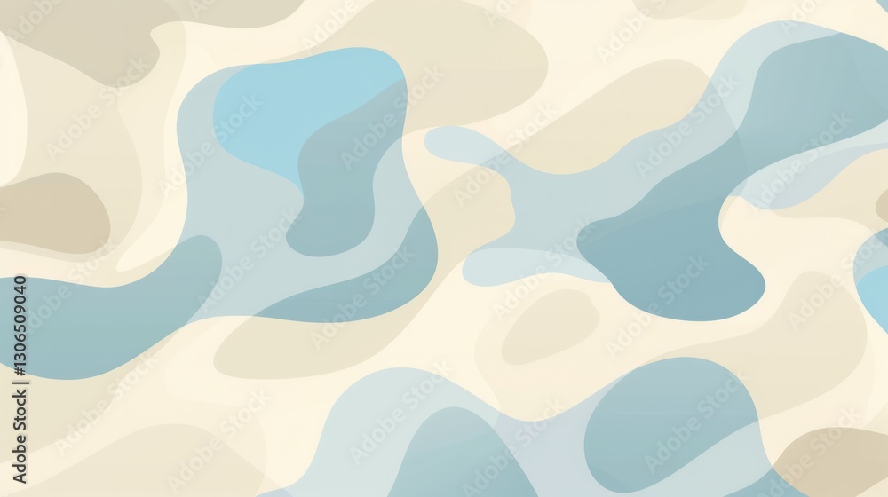 Poster a wavy, abstract pattern composed of curved lines that intertwine and flow harmoniously.