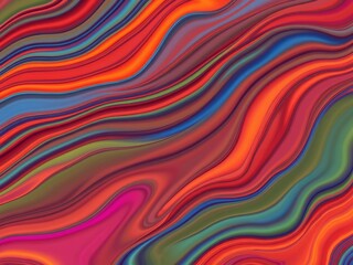 Obraz premium Abstract background of colorful gradient lines flowing together seamlessly, illustration, seamless