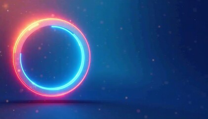 Abstract circular self stopper design with blue gradient background, gradient, background, circle