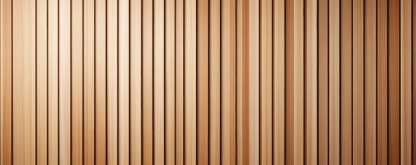 Obraz premium Warm Tone Vertical Wooden Plank Background with Smooth Texture Ideal for Interior Design Projects and Rustic Aesthetics.Vertical slats on wooden wall natural wood paneling texture 