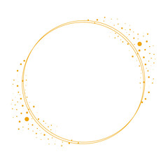 Minimalist Floral Frame for Wedding Invitation Card Decoration