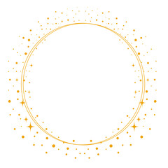 Minimalist Floral Frame for Wedding Invitation Card Decoration