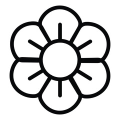 Obraz premium flower icon