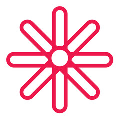 Obraz premium flower icon