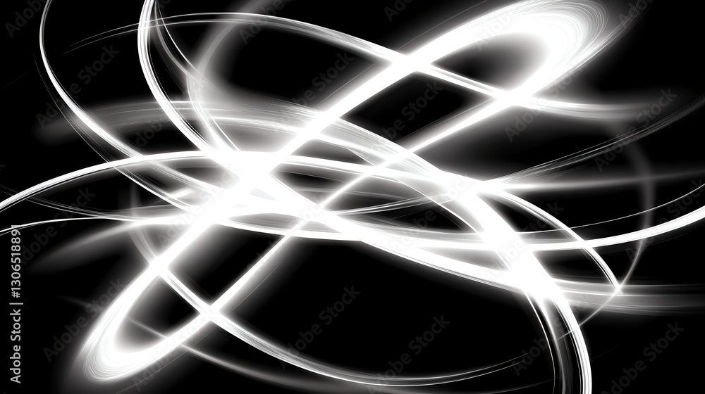 Poster dynamic light patterns abstract art digital graphics high contrast close-up visual creativity