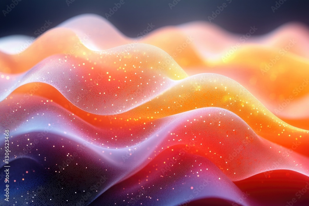 Poster a close-up view of a wave of liquid in motion