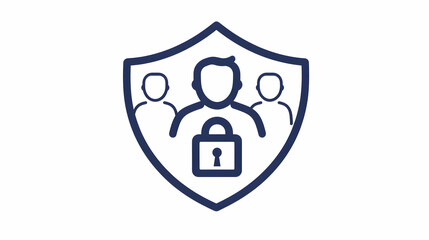 Secure Protection Icon Representing Privacy and Data Security Measures