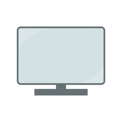PC Monitor Illustration. Television Display Illustration