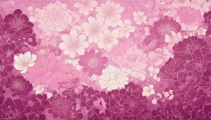 Fototapeta premium estetica floreale, texture delicata, composizione armonica, sfumature eleganti, design illustrato, eleganza visiva, palette pastello, dettagli ornamentali. festa della donna, mimosa