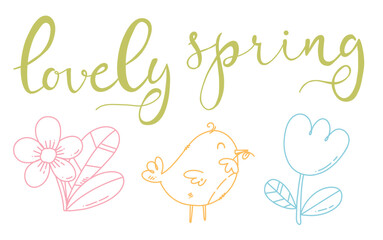 spring cartoon card