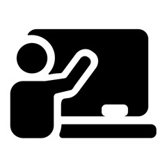 Software intelligence evaluation black icon pack