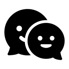 Software intelligence evaluation black icon pack