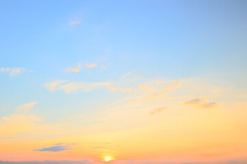 Fototapeta premium clouds at sunset abstract photo background