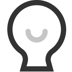 Strange black outline icon pack