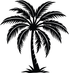 Fototapeta premium palm tree silhouette