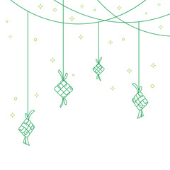 Ketupat Hanging Line Decoration