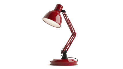 Desk lamp isolated on a white background