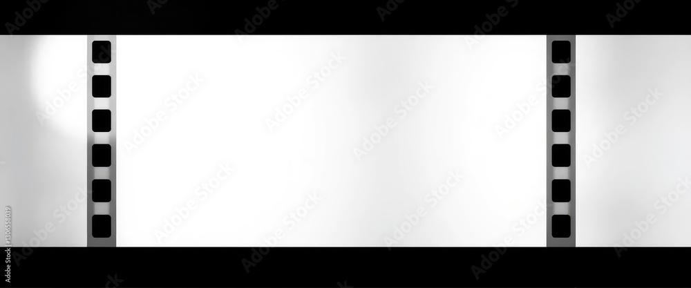 Poster film strip frame for adding images video creative projects and visual storytelling