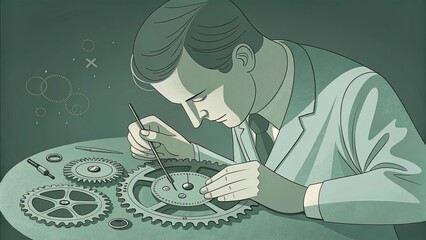 Precision craftsmanship in mechanical watchmaking