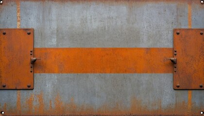 Rusty Metal Texture: An aged metal surface, marked by rust and weathered textures, reveals a rich pattern. The details give a sense of history and industrial resilience.