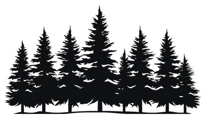 PNG Pine tree silhouette clip art chandelier stencil plant.