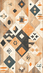 Fototapeta premium wallpaper or carpet, pastel pattern illustrator