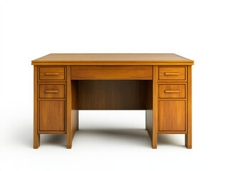 A table isolated on a white background