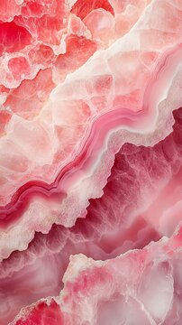 pink agate surface, showcasing its intricate patterns and textures