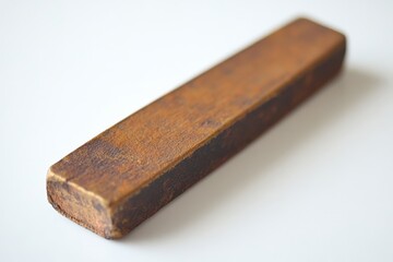 Fototapeta premium Antique Wooden Pencil Box for White Background.