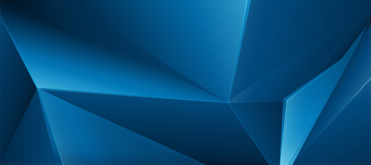 Modern abstract blue polygon elegant background vector illustration. digital Innovation tech background