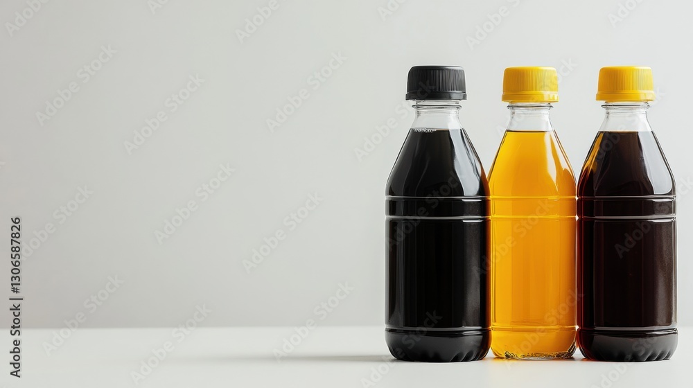 Aufkleber car fluids organized on a clean background ready for use in automotive maintenance and repairs gener