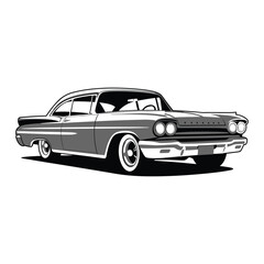 Obraz premium Classic Car Illustration