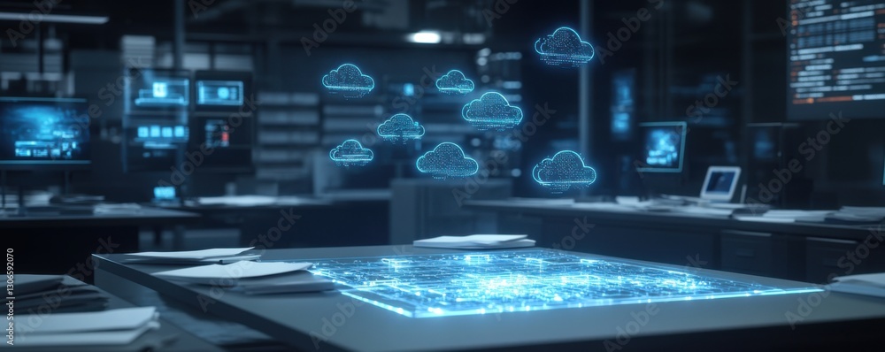 Poster cloud computing data center network visualization