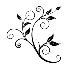 floral design element vector illustration