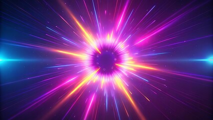 Neon Pink with Radiant Purple Background