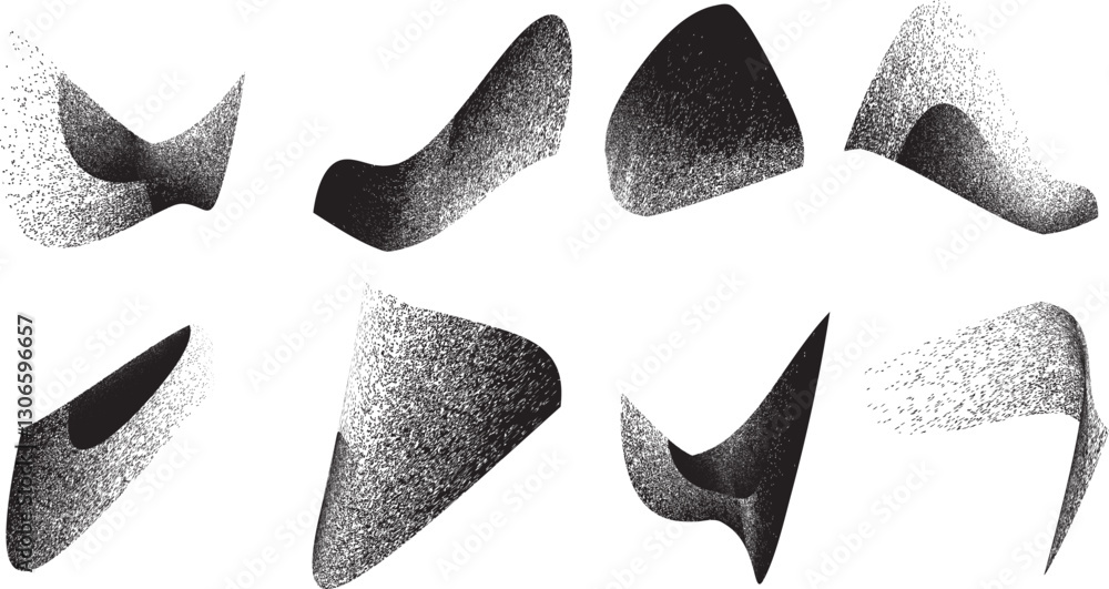 Poster sprayed black shapes composition .graffiti art design . noise textured shapes . spray effect .grunge