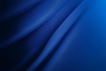 Obraz premium Smooth Navy Blue Drapery with Gentle Flow