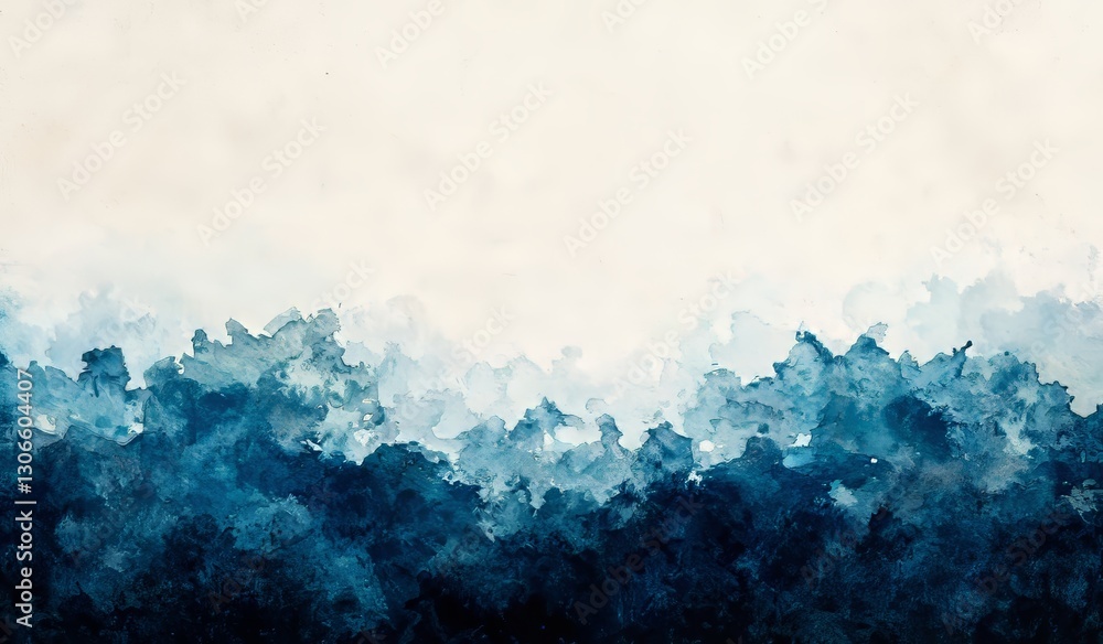 Aufkleber an abstract geometric pattern featuring triangle layers set against a blue and green background