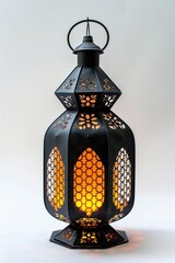 Naklejka premium Vintage ornate metal lantern