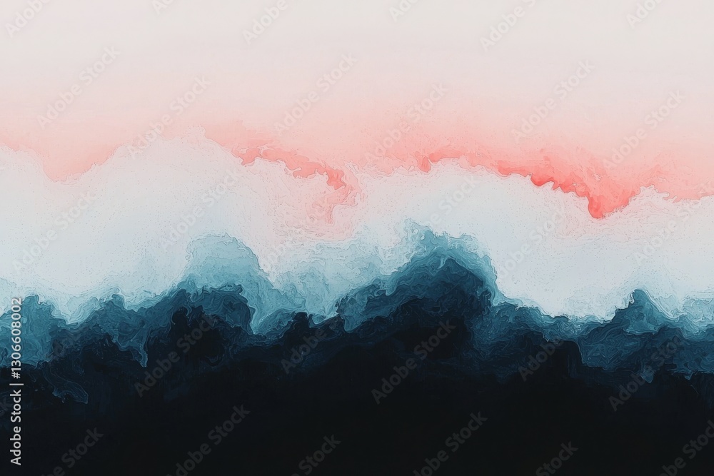 Poster multicolored violet-blue gradient serves as the abstract background of the hologram